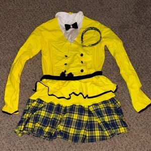Weissman Yellow Plaid Kids Dance Costume